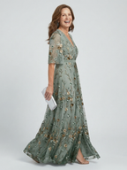 Athena | Elegant Floral Maxi Dress