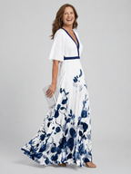 Athena | Elegant Floral Maxi Dress