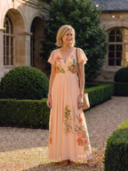 Amelia | Elegant Pleated Maxi Dress